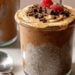 High-Protein Peanut Butter & Chocolate Chia Pudding