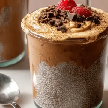 High-Protein Peanut Butter & Chocolate Chia Pudding