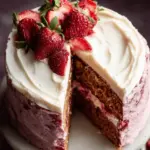 Homemade Strawberry Cake