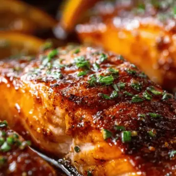 Crispy Honey Orange Glazed Salmon