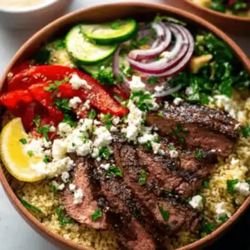 Mediterranean Steak Bowls