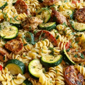 Chicken Zucchini Pasta Skillet
