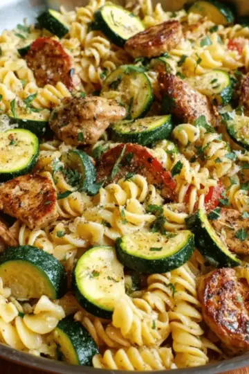Chicken Zucchini Pasta Skillet