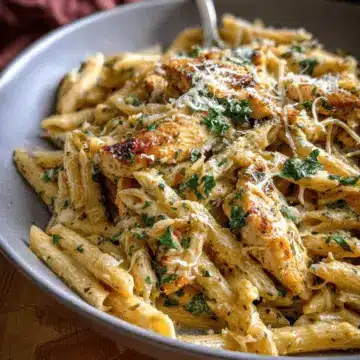 Garlic Parmesan Chicken and Pasta