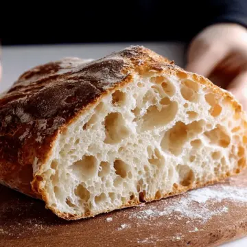 Ingredient, NO-Knead Ciabatta Bread Recipe | The EASIEST Way To Make Ciabatta
