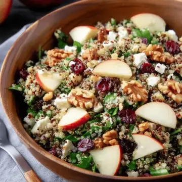 Apple Walnut Quinoa Salad