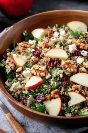 Apple Walnut Quinoa Salad