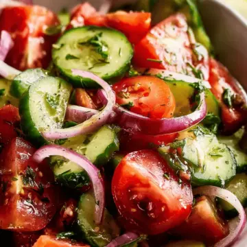 Cucumber Tomato Salad
