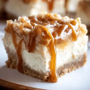 Caramel Apple Cheesecake Bars