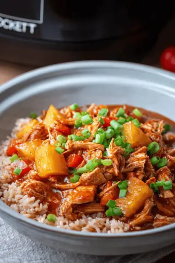 Sweet Hawaiian Crockpot Chicken