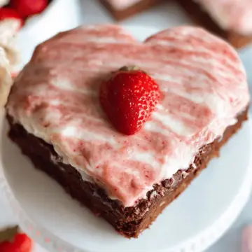 Strawberry Sweetheart Brownies