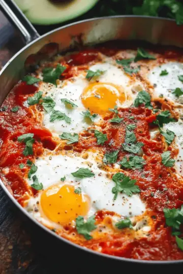 One Pan Shakshuka (Eggs in Hell)