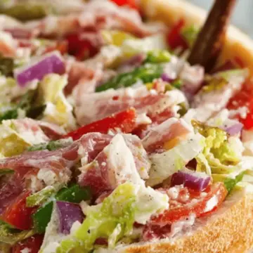 Italian Grinder Salad Sandwich