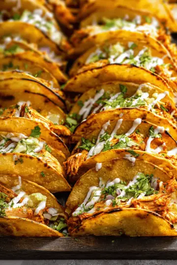 20 Minute Mini Baked Chicken Tacos