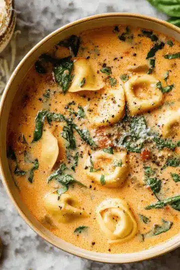 Creamy Tortellini Soup