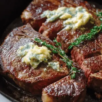 Pan Seared Steak with Garlic Butter
