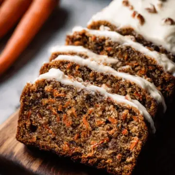 Carrot Cake Loaf (Quick Bread)