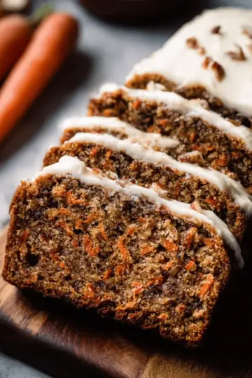 Carrot Cake Loaf (Quick Bread)