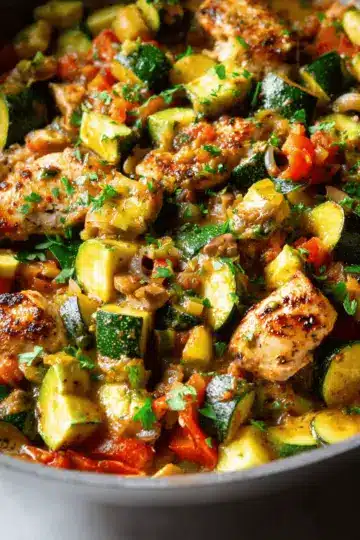 Tex Mex Chicken and Zucchini Recipe