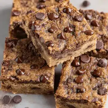CHOCOLATE CHIP BANANA BARS
