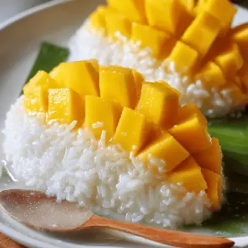 Thai Mango Sweet Sticky Rice