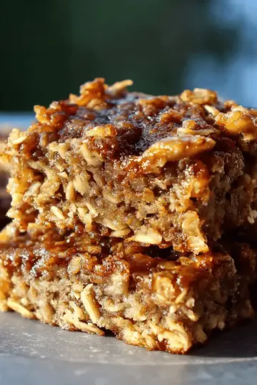 Banana Oat Bars