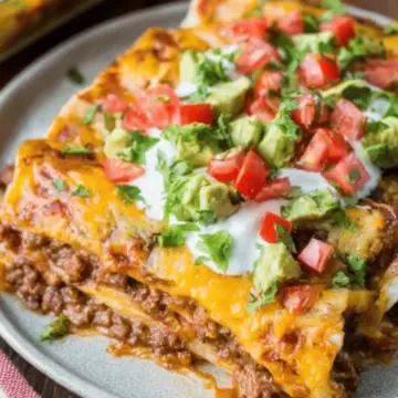 Easy Ground Beef Enchiladas