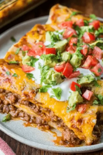 Easy Ground Beef Enchiladas