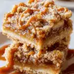 Salted Caramel Apple Pie Bars