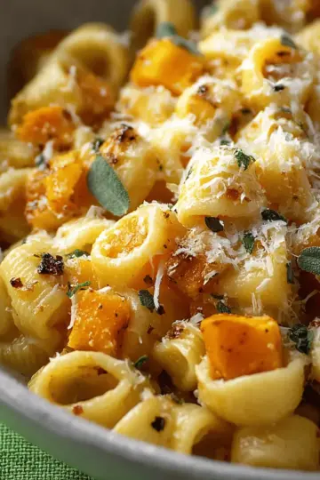 Pasta With Butternut Squash and Sage Brown Butter