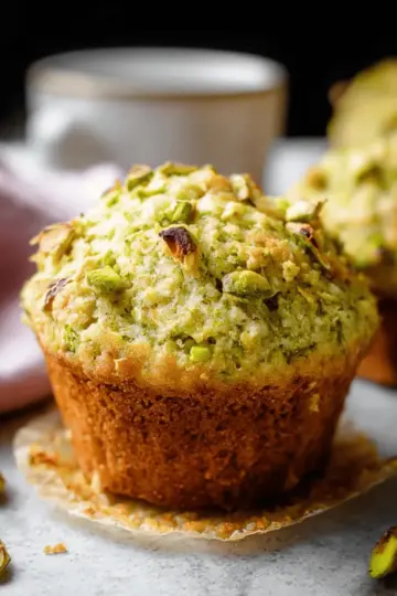 Bakery Style Pistachio Muffins