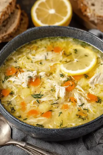 Avgolemono: Greek Lemon Chicken Soup