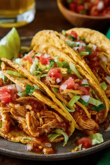 Slow Cooker Chicken Tacos