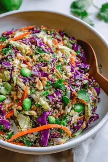 Quinoa Cabbage Crunch Salad