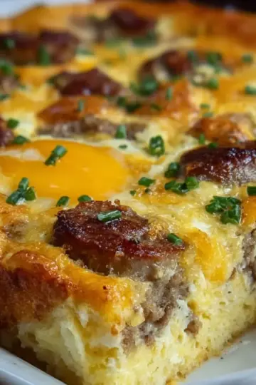 Easy Egg & Sausage Casserole