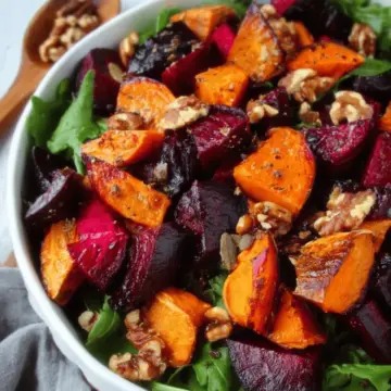 Roasted Beet and Sweet Potato Salad