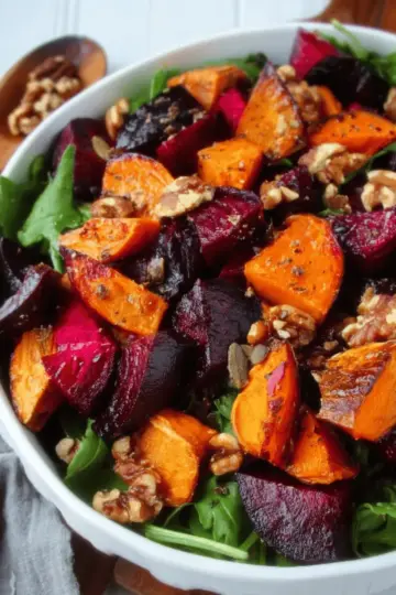 Roasted Beet and Sweet Potato Salad