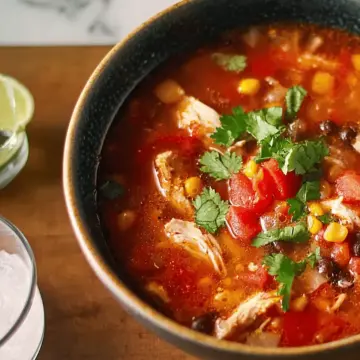 High-Protein Tex-Mex Chicken Soup