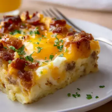 Best Breakfast Casserole (Hash Browns & Eggs)