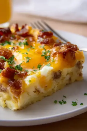 Best Breakfast Casserole (Hash Browns & Eggs)