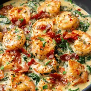 Easy Creamy Tuscan Shrimp Recipe