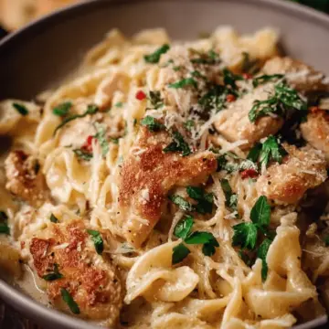 Garlic Parmesan Chicken Pasta