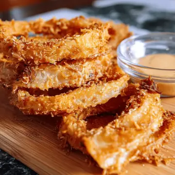 Crispy Parmesan Onion Rings