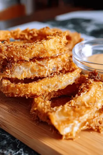 Crispy Parmesan Onion Rings