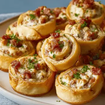 Sausage and Cream Cheese Pinwheels