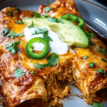 Slow Cooker Chicken Enchiladas