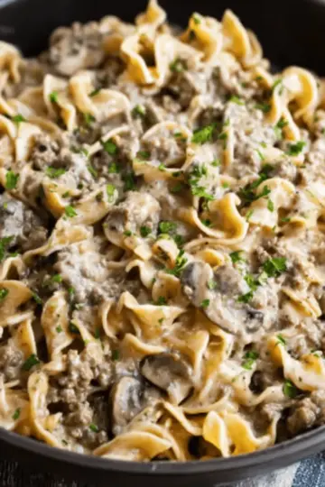 Ground Beef Stroganoff Recipe