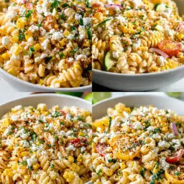 Healthy Mexican Street Corn Pasta Salad