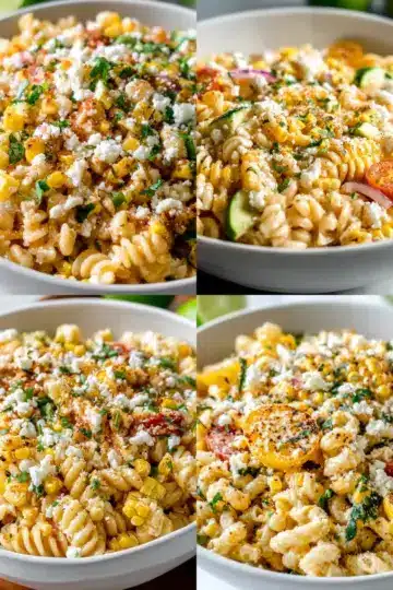 Healthy Mexican Street Corn Pasta Salad