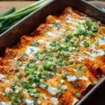 Buffalo Chicken Enchiladas